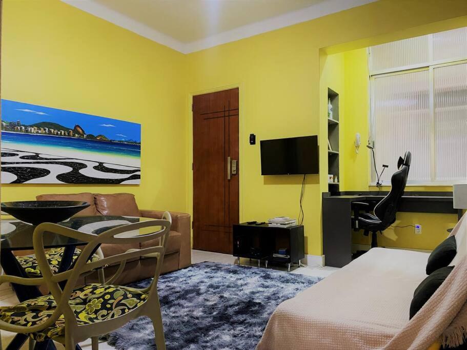 Incrivel Apartamento Na Avenida Atlantica Ріо-де-Жанейро Екстер'єр фото